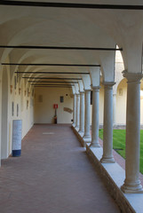 Italy Ravenna Franciscan cloister