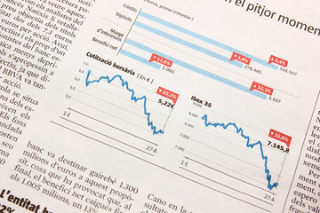 Fototapeta premium Graphs and charts