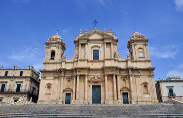 Fototapeta na wymiar Włochy. Włochy. Katedra w Noto, Sycylia
