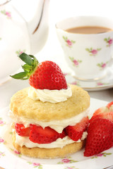 Teatime with Stawberry shortcake