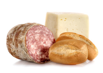 Soppressa Veneta con pane e formaggio - 41166098