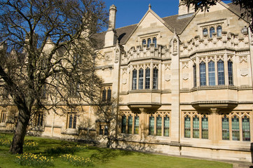 Fototapeta na wymiar Old Law Library, Magdalen College, Oxford