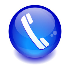 sphere phone icon.