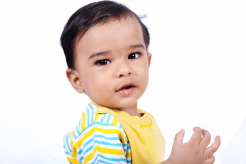 Portrait of Indian Cute Boy Baby