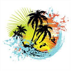 summer illustration