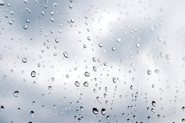 Water drops on the window