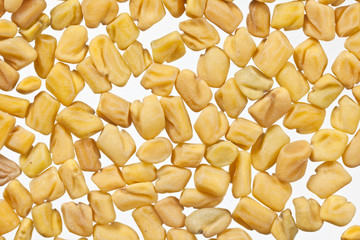 Fenugreek Seeds Macro Close Up