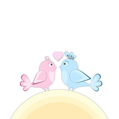 Two birds in love