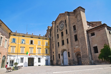 Fototapeta na wymiar St. Francesco w Prato kościoła. Parma. Emilia-Romania. Włochy.