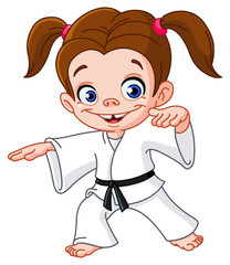 Karate girl