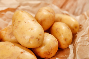 fresh potatoes