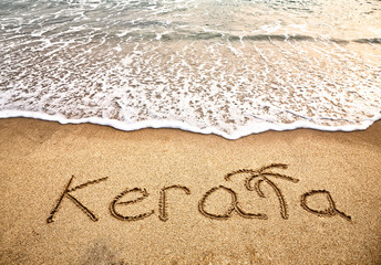 Kerala on the beach - obrazy, fototapety, plakaty