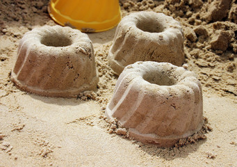 Kuchen aus Sand
