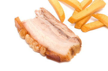 Gegrillter Schweinebauch