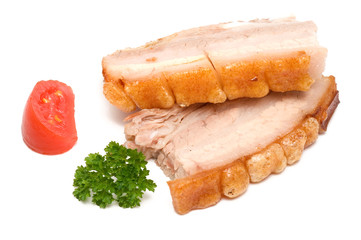 Gegrillter Schweinebauch