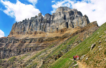Hiking in the Rocky Mountains in Alberta, Canada