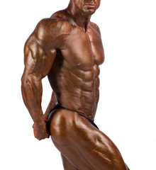 Obraz premium bodybuilder posing