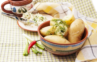 Potatoes with butter