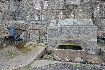 Fuente de Baños de Montemayor, Cáceres, España