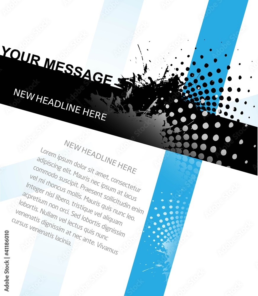 Poster abstract colorful background vector