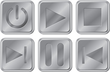 Buttons for media player