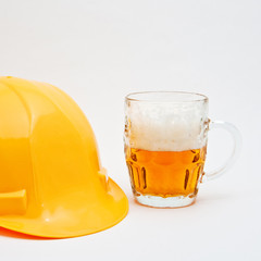 Worker is on a beer brake