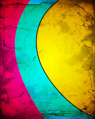 three-color grunge background