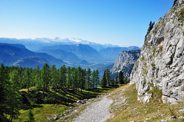 Fototapeta na wymiar Dachstein mountains Austriackie Alpy,
