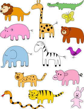 Animal doodle