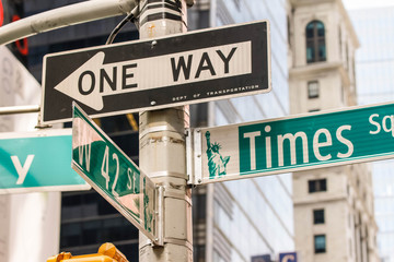 Times square and west 42nd street