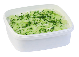 Barquette de concombre