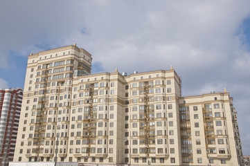 Fototapeta na wymiar Nowoczesne osiedle Moskwa.
