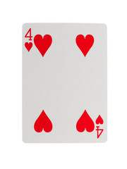 Old playing card (four)