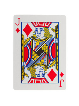 Old playing card (jack)
