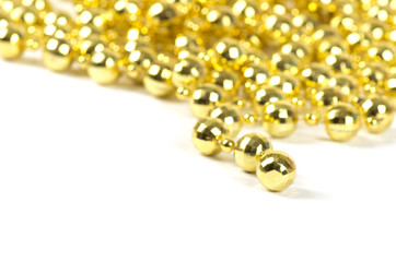 golden beads