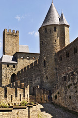 Il villaggio fortificato di Carcassonne, Francia
