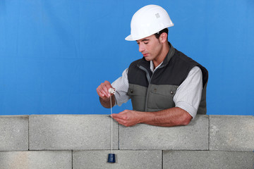 According to the plumb-bob it's ok