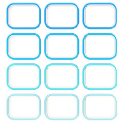 Abstract background made of blue squares
