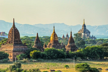 Bagan - obrazy, fototapety, plakaty