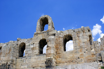 The Odeon of Herodes Atticus - theatre in Athens, Greece