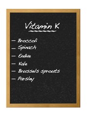 Vitamin K.