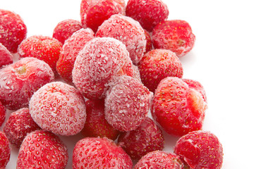 sweet frozen strawberries