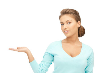 Fototapeta premium something on the palm