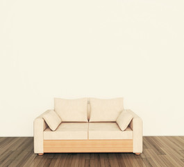 minimal modern interior couch