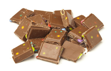 chocolate pieces