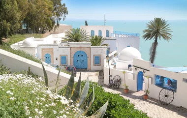 Foto auf Acrylglas Tunesien Tunis Sidi Bou Said - HDR