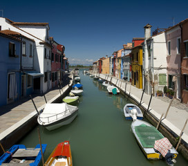 Fototapeta na wymiar Burano Island, Wenecja, Włochy
