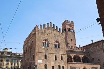 King Enzo's Palace. Bologna. Emilia-Romagna. Italy.