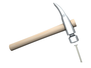 Hammer und Nägel