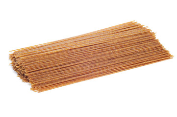raw whole wheat spaghetti